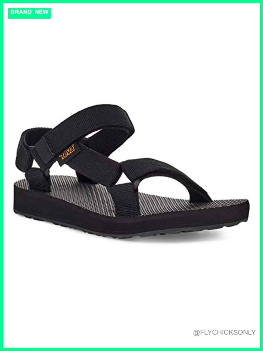 Athletic Sandal with Hook-and-Loop Straps, EVA Footbed, Lightweight and Slip